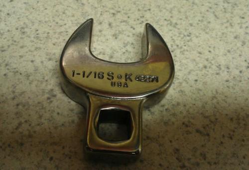 S k hand tools 42271 1-1/16" open end crowfoot wrench 1/2" drive