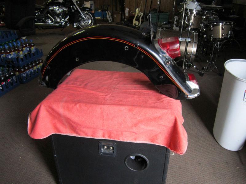 Rear heritage fender  w/tail light & trim for harley-davidson " deal"