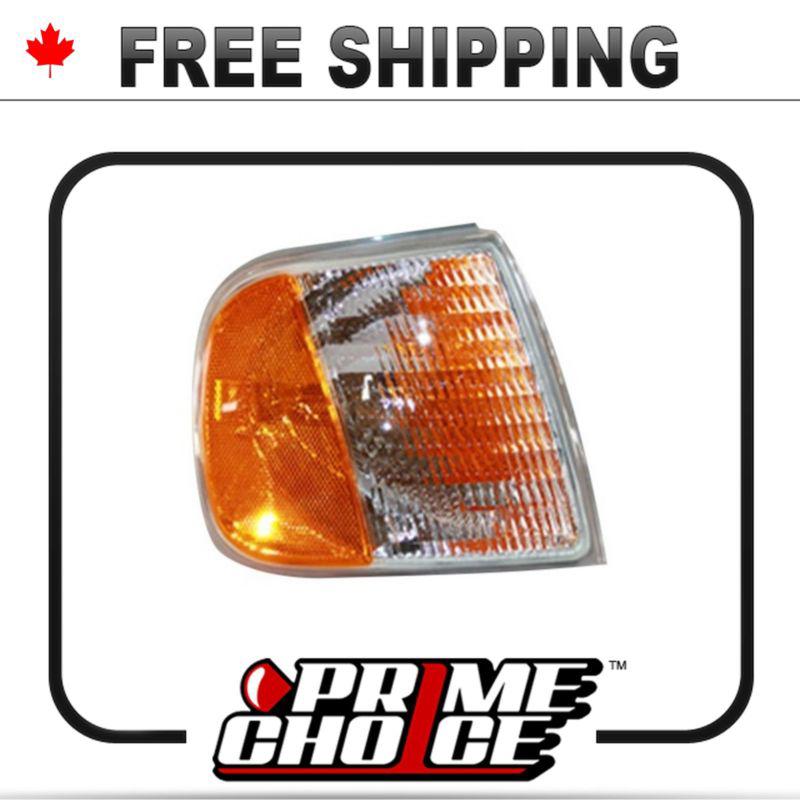 Parking/turn signal light lamp assembly corner unit for right hand passenger rh