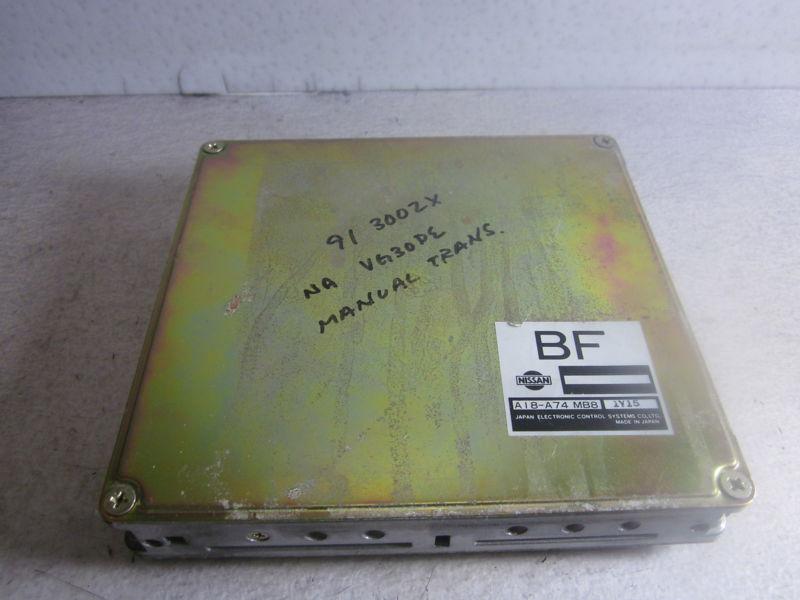 1991-1992 nissan 300zx engine computer control a18-a74 mb8 1y15 oem *p48