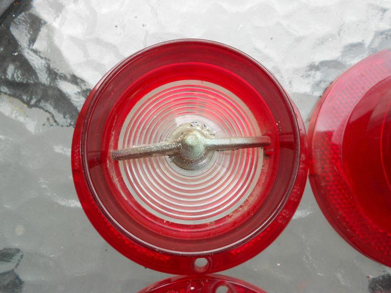 Original 1963 Chevy Impala Set of 6 Tail Lamp Lenses 3 Back up Lens , US $9.99, image 2