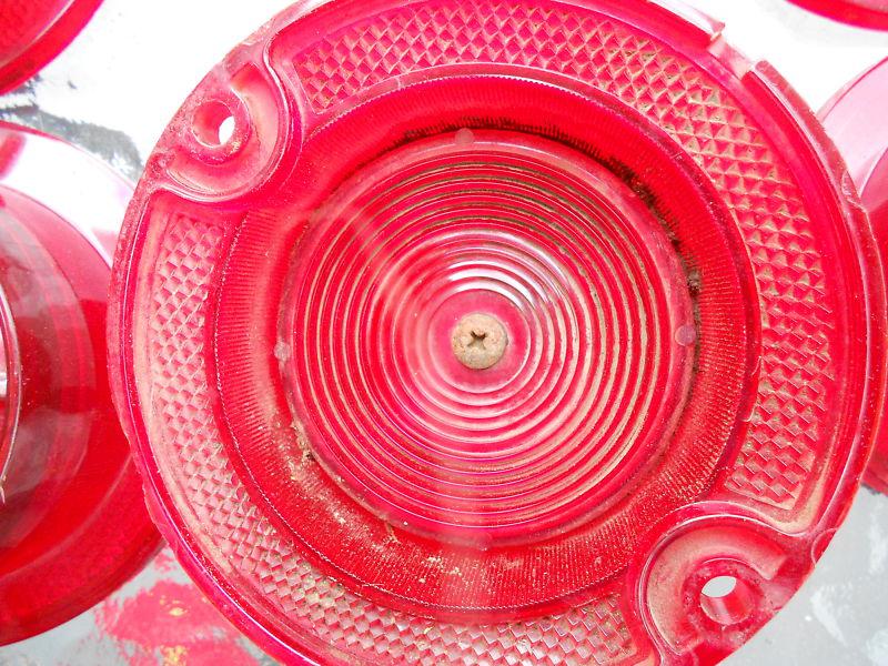 Original 1963 Chevy Impala Set of 6 Tail Lamp Lenses 3 Back up Lens , US $9.99, image 3