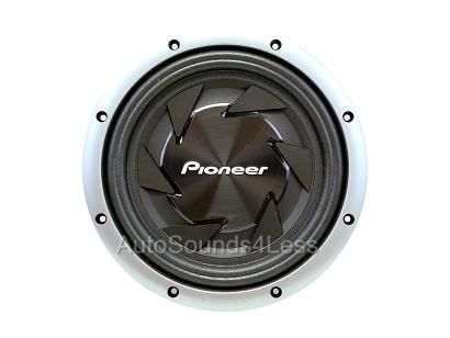 Pioneer ts-sw251 800 watts 10" single 4 ohm shallow mount truck subwoofer