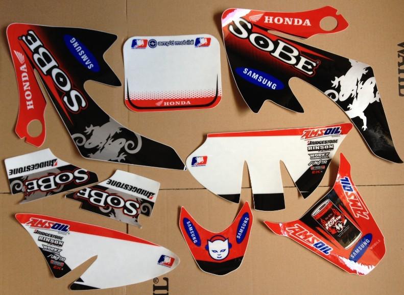 New dirt bike 3m graphics honda crf50 decals sticker 13
