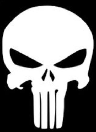 Punisher skull sticker window decal vinyl car truck wall