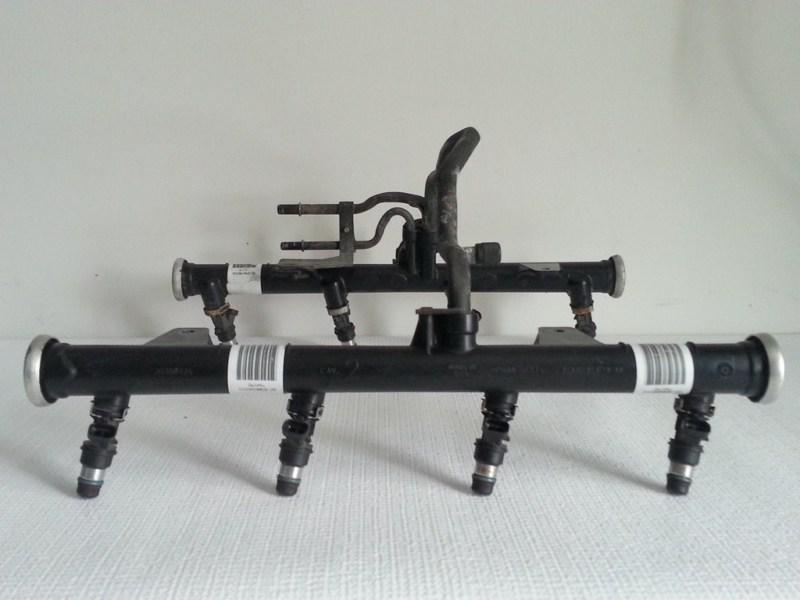 99-02 chevy silverado complete fuel rail w\ injectors 100% tested! 5192859068 25