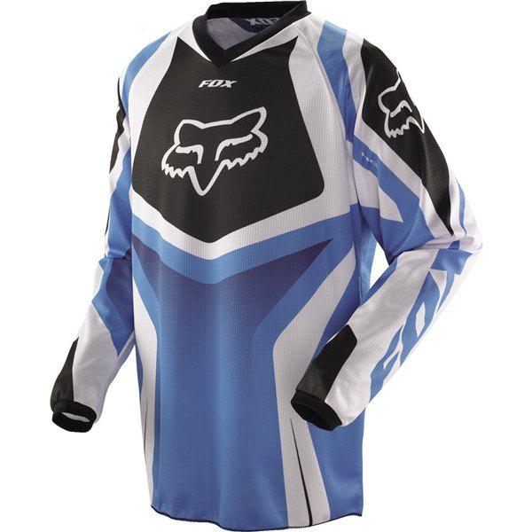 Blue l fox racing hc race jersey 2013 model
