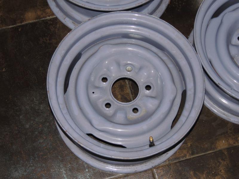 1955 56 CHEVROLET STEEL WHEELS (SET OF 4) 15