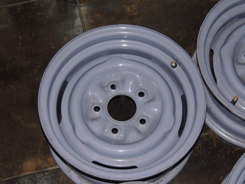 1955 56 CHEVROLET STEEL WHEELS (SET OF 4) 15