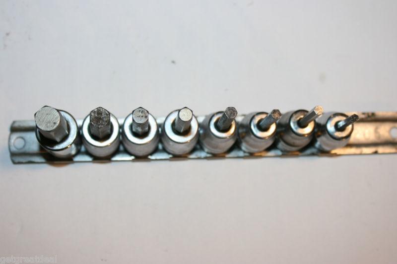 Sell SNAPON TOOLS 3/8" DRIVE STANDARD HEX SOCKET DRIVER SET 8pc 1/8"3