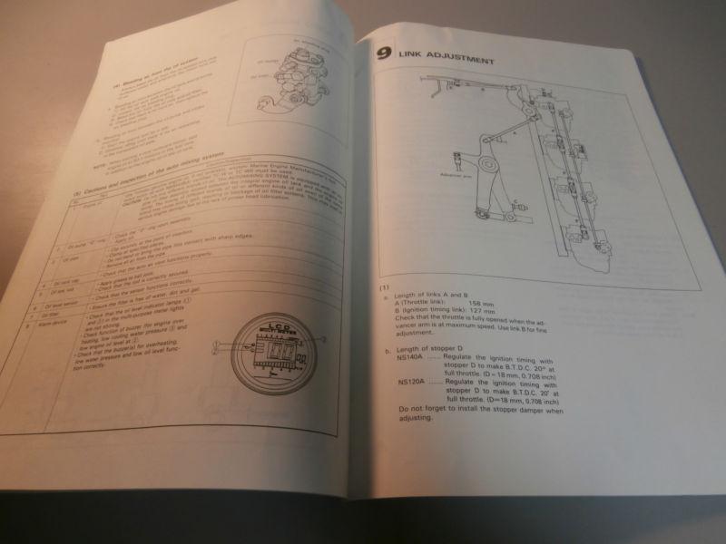 Nissan Marine NS120A NS140A Outboard Motor Service Repair Manual M-468, US $48.00, image 3