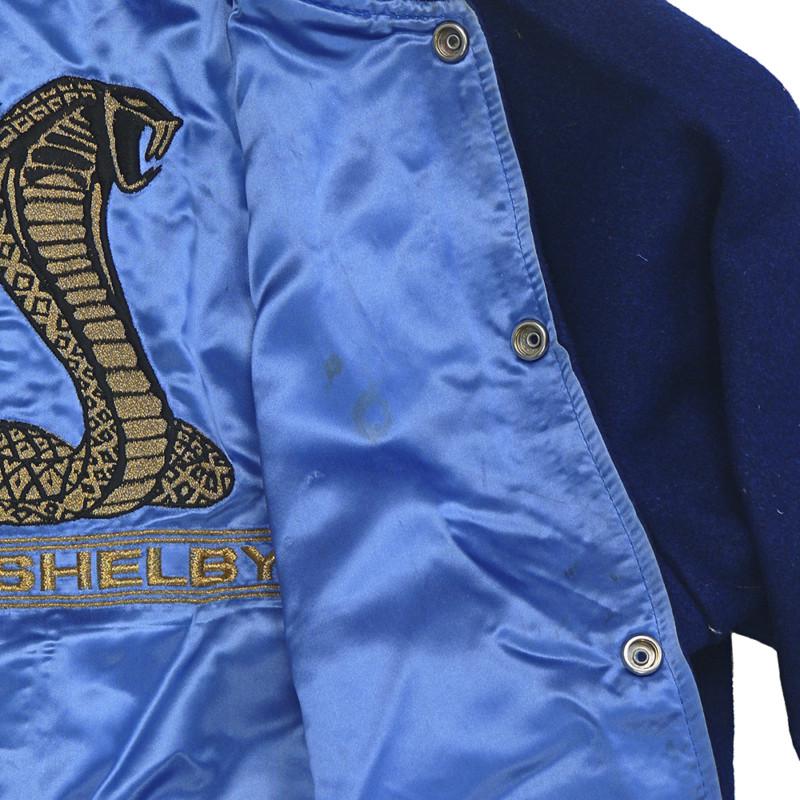 Used Shelby Cobra Jacket Letterman Reversible Blue Medium Men's , US $49.90, image 4