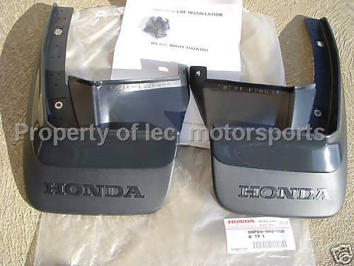 Brand new oem genuine honda 88-91 crx si hx ef ef8 rear mud flap splash guards