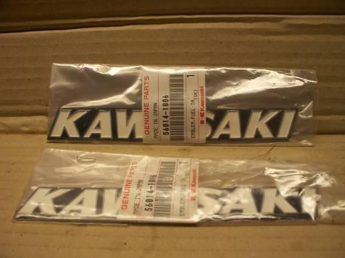 New 1978 kawasaki z1r  fuel gas tank emblems 56014-1006 *b02e