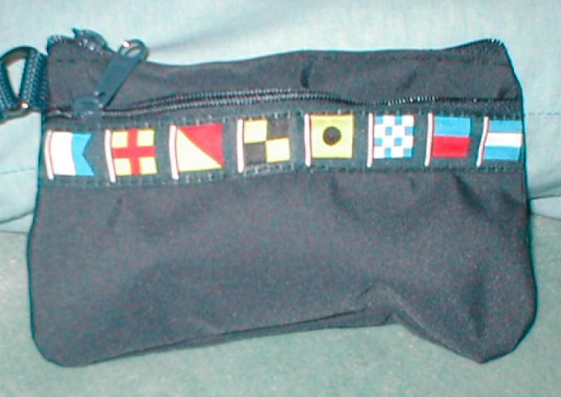 Waterproof wristlet with nautical code flags $17.95 free freight