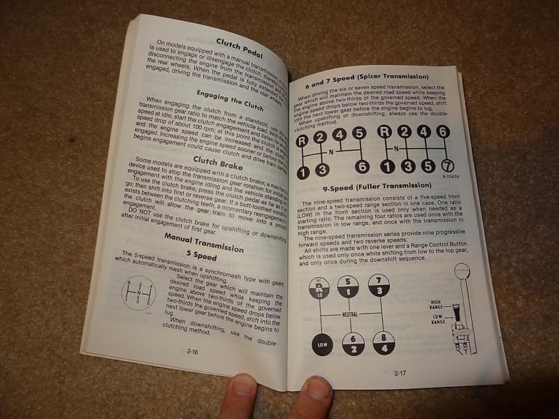 NOS 1982 82 gmc brigadier astro general owners drivers manual semi truck COE, US $9.95, image 3