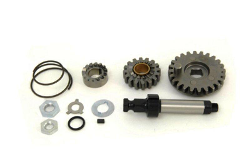 Kick start shaft ratchet and crank gear kit for hd bt 4 speed transmission 36-84