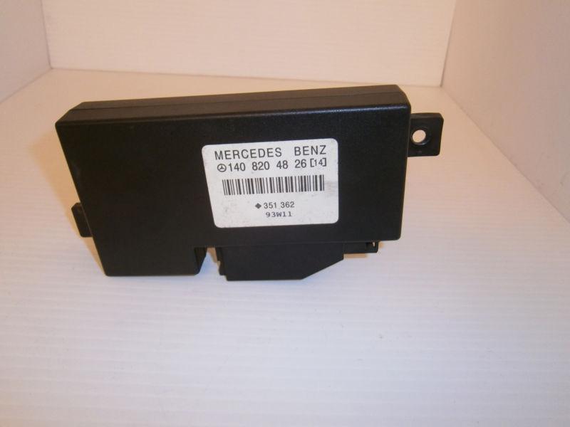 1993 mercedes-benz 300se w140 s class tow alarm module  oem/warranty