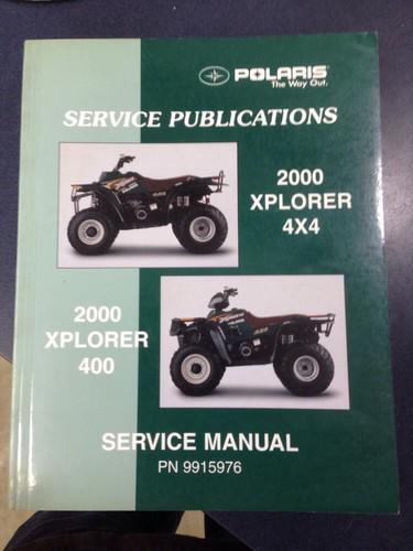Polaris 2000 explorer 4x4 / 2000 explorer 400 service manual oem 9915976