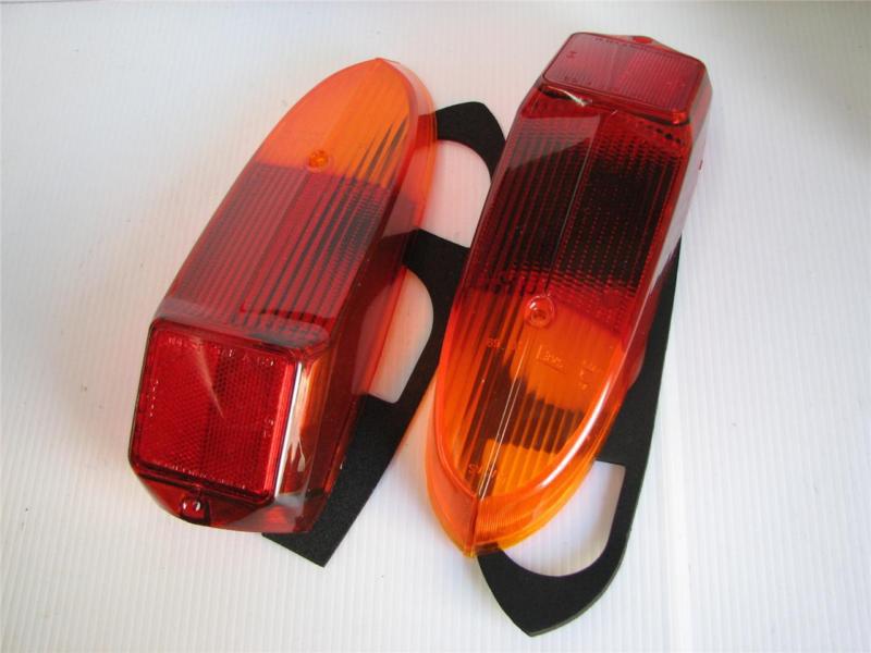 Sell MGB REAR EURO TAIL LIGHT LAMP LENS, PAIR W/GASKET in San Clemente