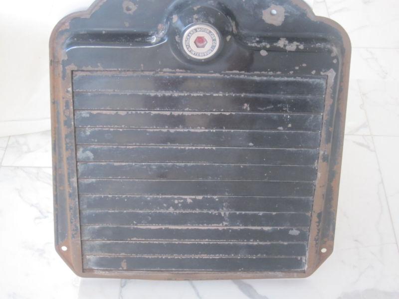Antique~1920's packard radiator stone & winterfront guard