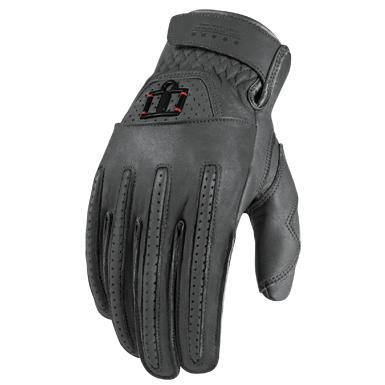 Icon glove rimfire grey lg 3301-1623