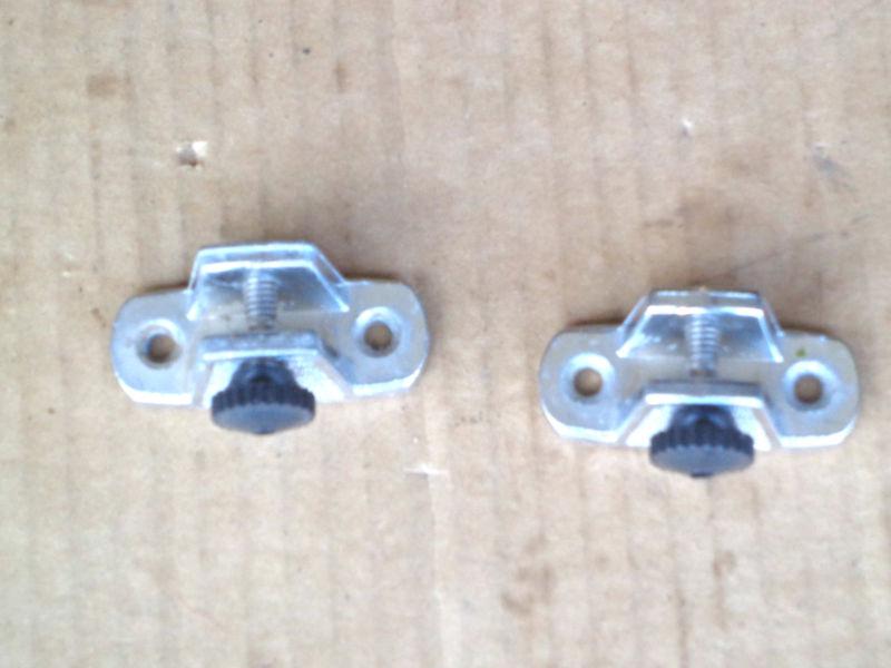 Bimini top deck hinges