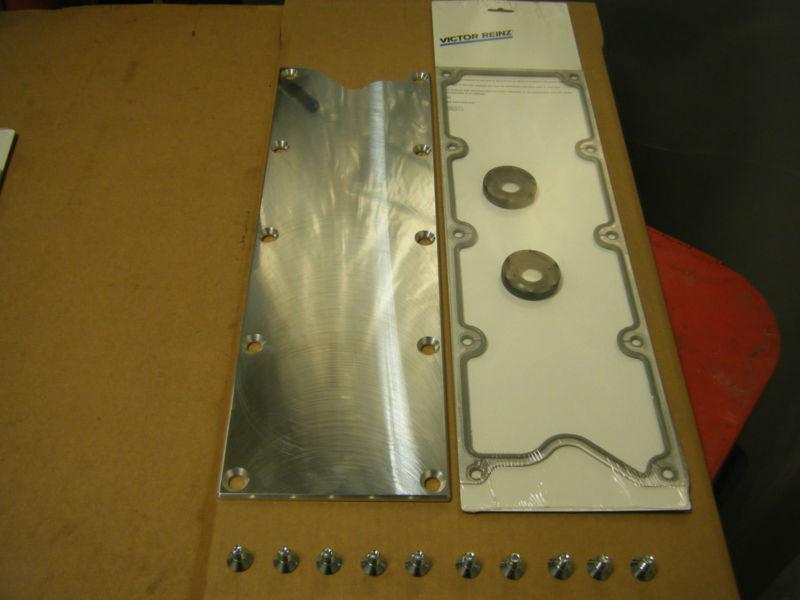 Sell Gasket LSX Lifter Valley Cover Plate Aluminum Low Profile