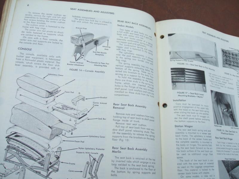 OEM 1966 Rambler Factory Technical Shop Manual Classic Ambassador Marlin AMC, US $24.50, image 3