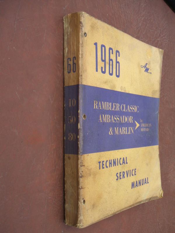 OEM 1966 Rambler Factory Technical Shop Manual Classic Ambassador Marlin AMC, US $24.50, image 9