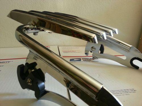 New detachable stealth luggage rack for harley davidson touring 2009up