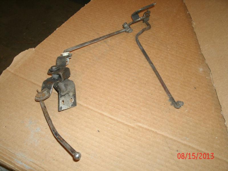 Purchase Vintage 1954 chevy 235 engine throttle linkage 53 rat rod bel
