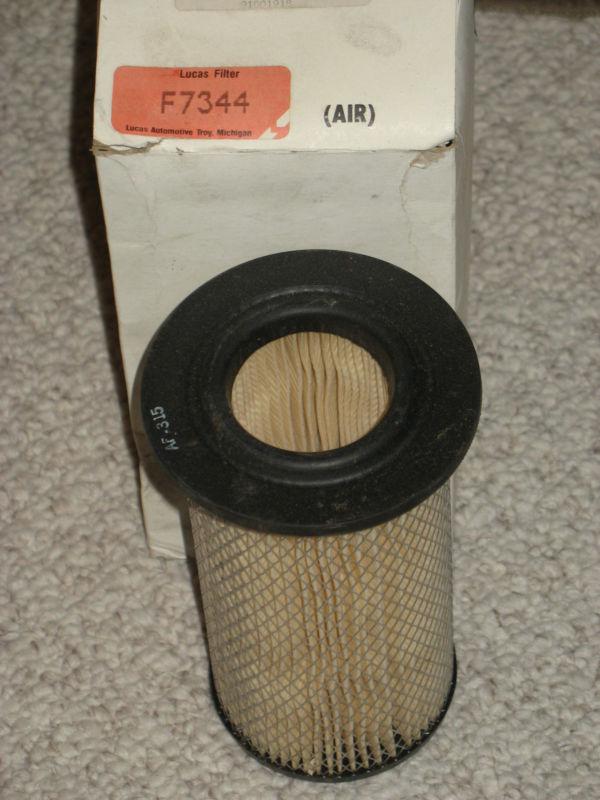 Mg mgb air filter oem lucas part # f7344 - new old stock 