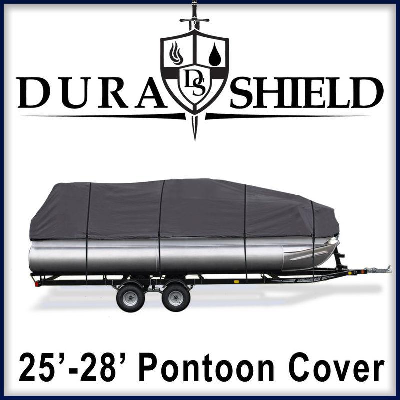 Durashield heavy duty pontoon boat cover trailerable 25'-28' - free shipping