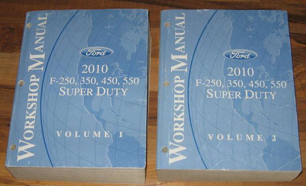 2010 ford truck f-250 f-350 f-450 f-550 super duty service manual set_gas/diesel