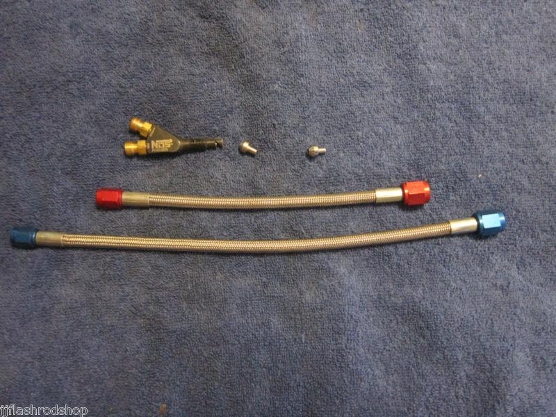 Purchase NOS 13700B Fogger2 Nitrous Nozzle w/ 2 Solenoid Hoses & Jets