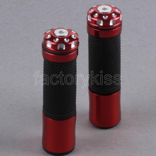 Purchase Universal Motorcycle Handlebar Rubber Hand Grips 7/8" Red in Hong Kong, HK, for US 5.51