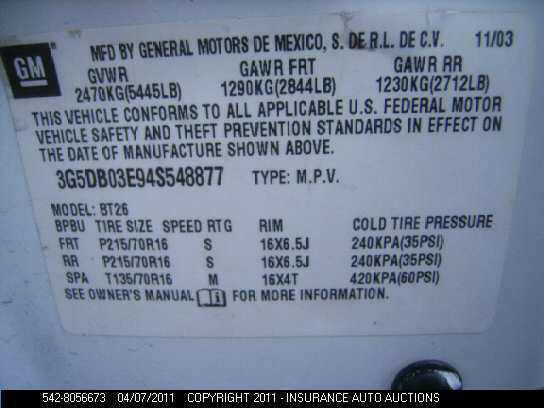 04 RENDEZVOUS WIPER ARM, US $22.00, image 10