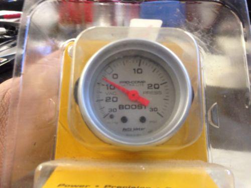 Auto meter 2" boost-vac  30 in. hg/ 30 psi  mech  ultra-lite