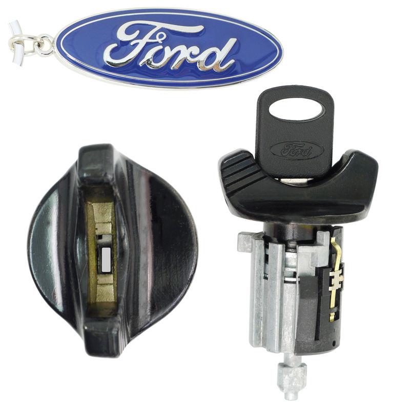 Ford aerostar bronco explorer f150 crown vic - ignition lock cylinder w/ 2 keys