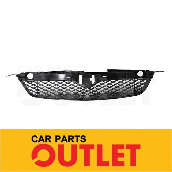 99 00 mazda protege front grill black dx es lx new