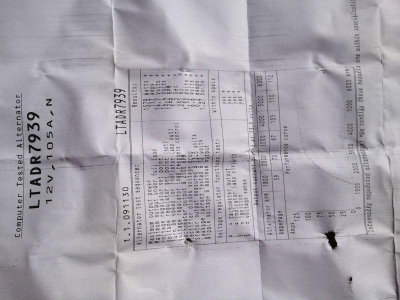 New 1993 Pontiac Grand Prix alternator replacement W/Pully 100A, US $60.00, image 5