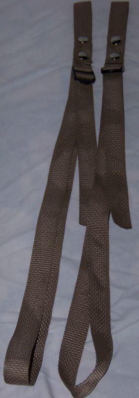 Adjustable boat fender bumper straps tan sand pair usa  american made in usa