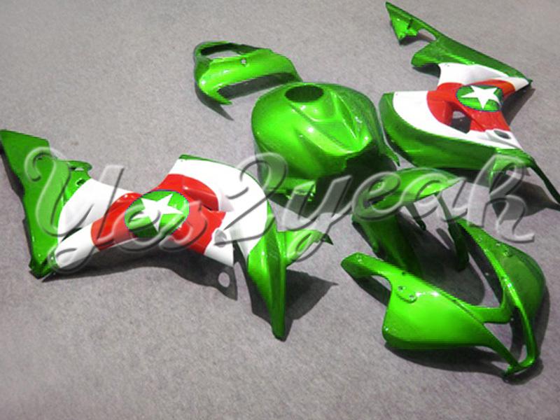 Injection molded fit 2007 2008 cbr600rr 07 08 star green fairing zn121