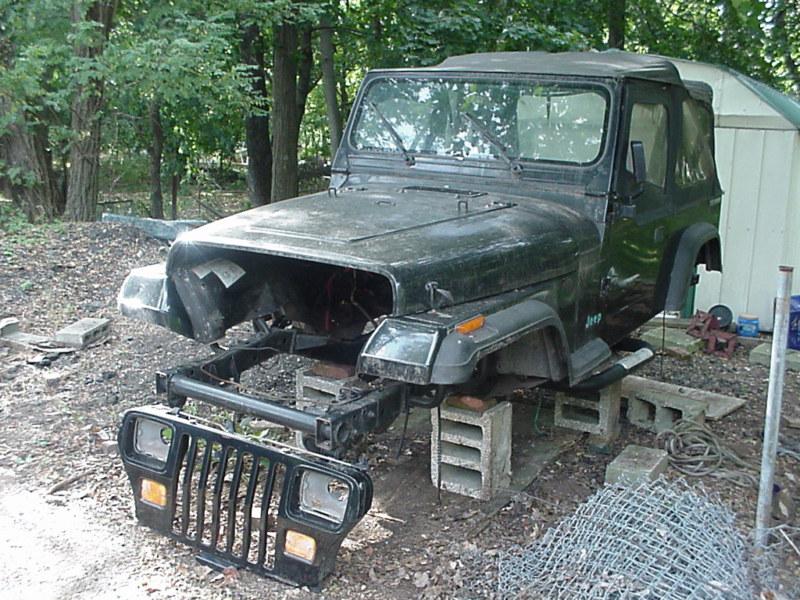 1988 jeep wrangler complete body