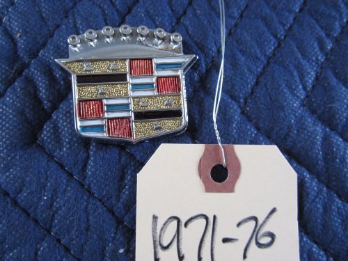 1971-1976 cadillac trunk lock cover - flip lid only - eldorado deville fleetwood