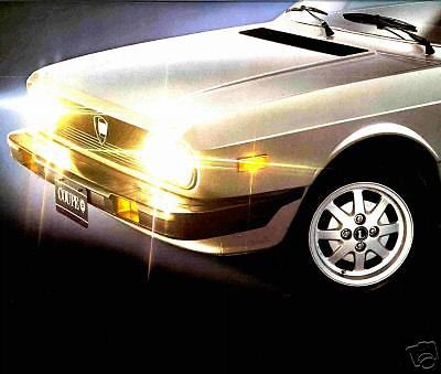 1981 lancia coupe factory brochure -lancia coupe