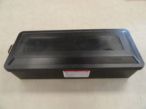 Universal storage box for snowmobile black plastic 13-1/2&#034; x 5-1/4&#034; marine boat