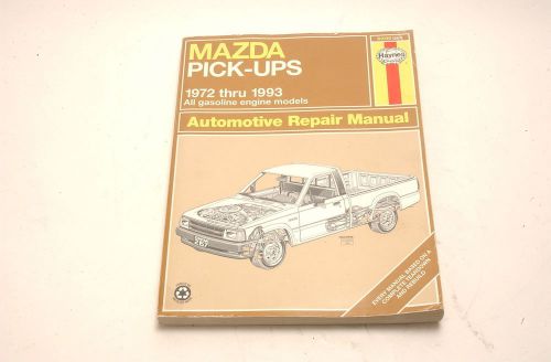 1972-1993 mazda pick-up haynes repair service manual 61030