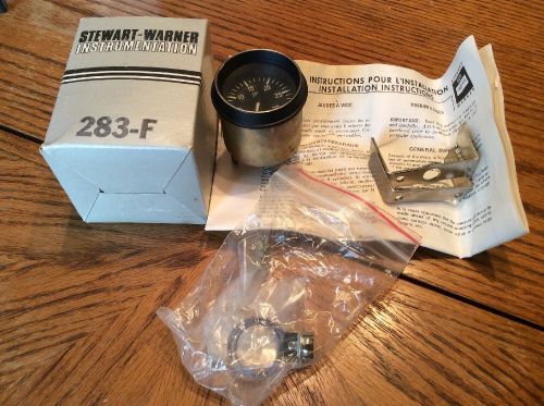 Stewart-warner 283-f vacuum gauge &amp; housing